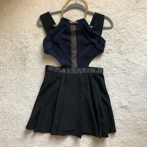 NWOT Cut Out Sleeveless Mini Skirt